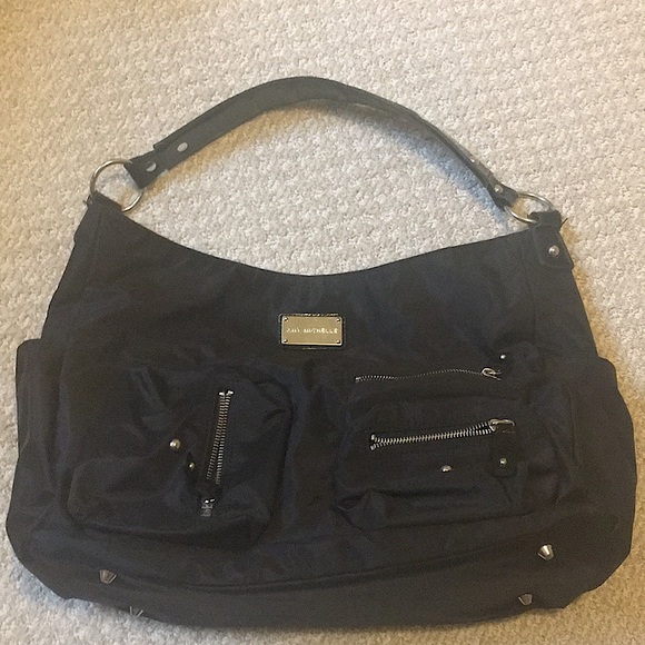 Amy Michelle Lotus Diaper Bag, Black - Picture 6 of 10